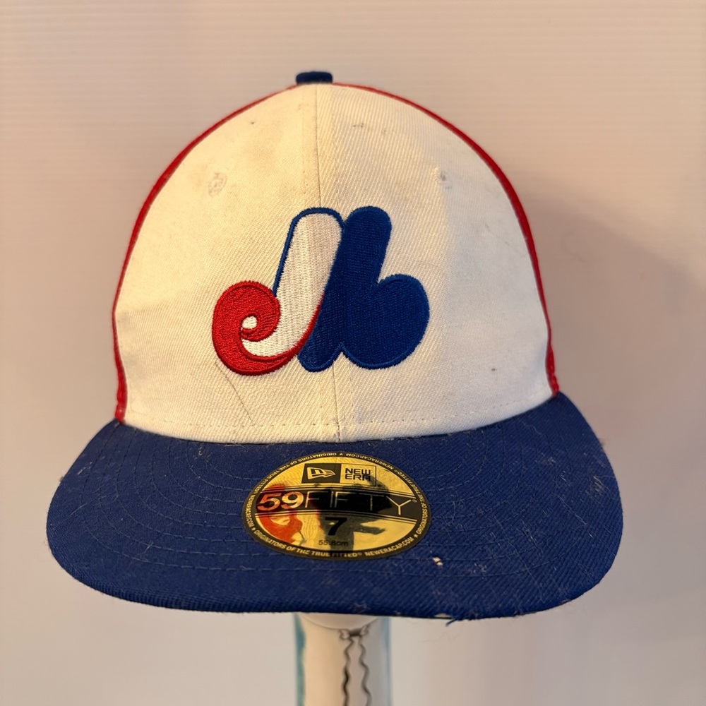 Montreal Expos Blue and White Baseball Cap